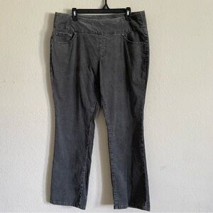 JAG woman gray pull on pants size 18p casual staple  fall winter versatile